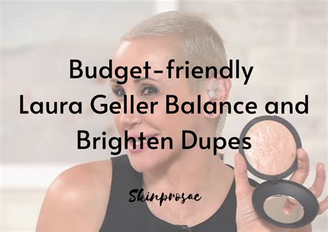 The Best Laura Geller Baked Balance and Brighten Dupe.